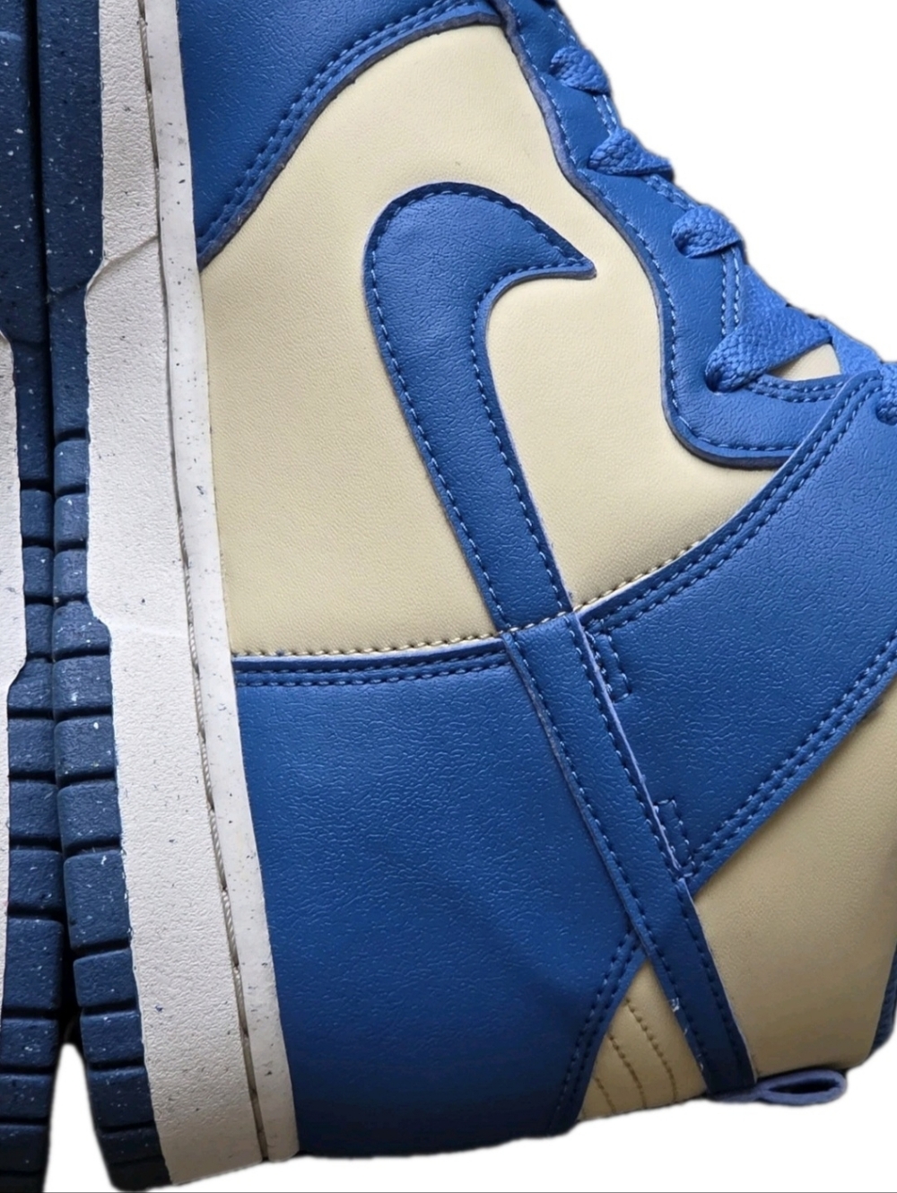 Nike Dunk High NN Next Nature Light Khaki Star Blue Limited FV5960-201 Wmns Sz 9 - Picture 8 of 14